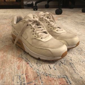 Nike Air Max Shoes in Cream